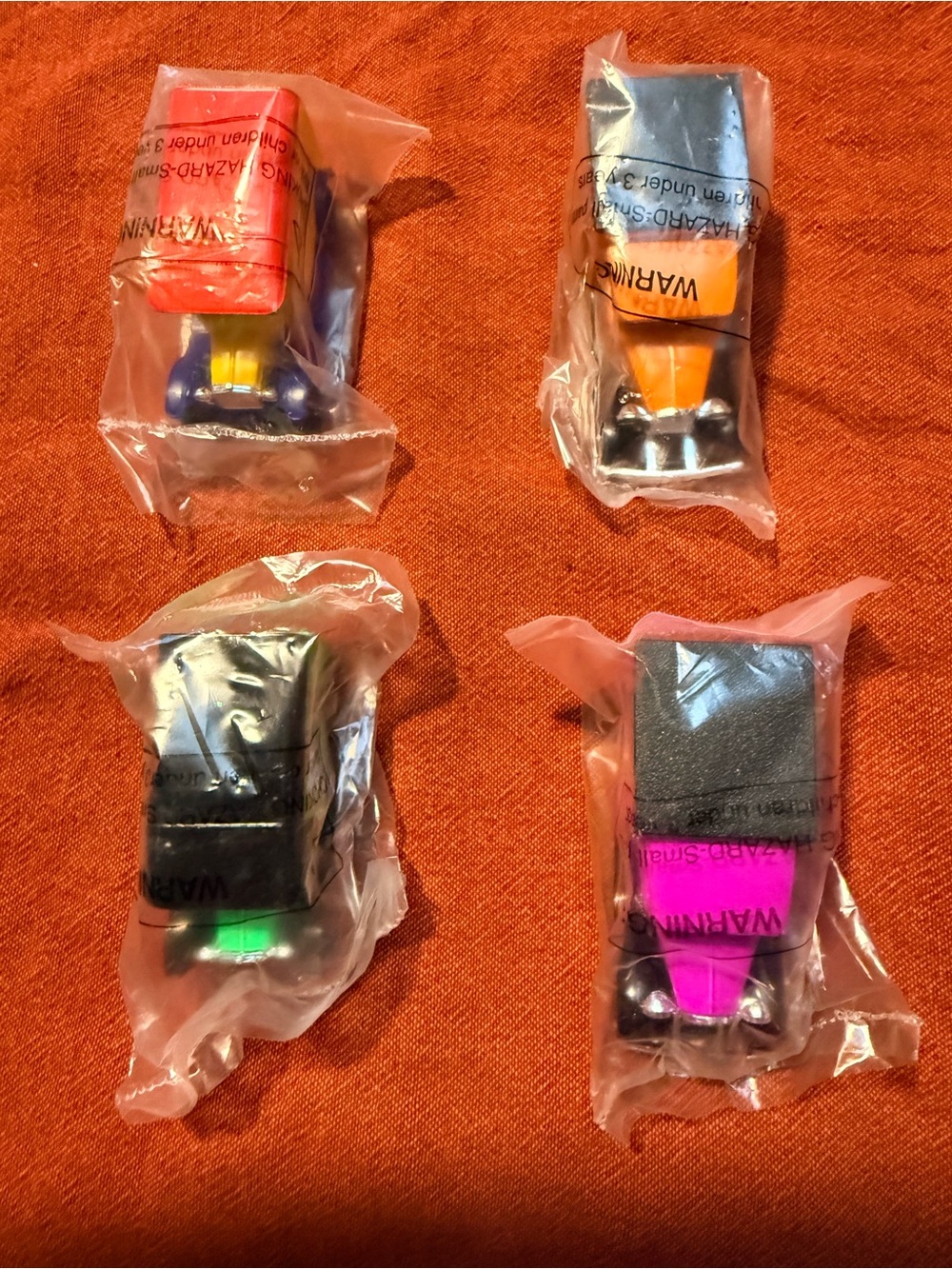 Set of 4 Kelloggs collectable cars